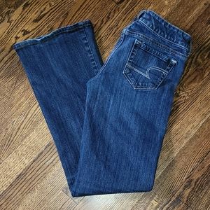 American Eagle Outfitters, dark flared jeans